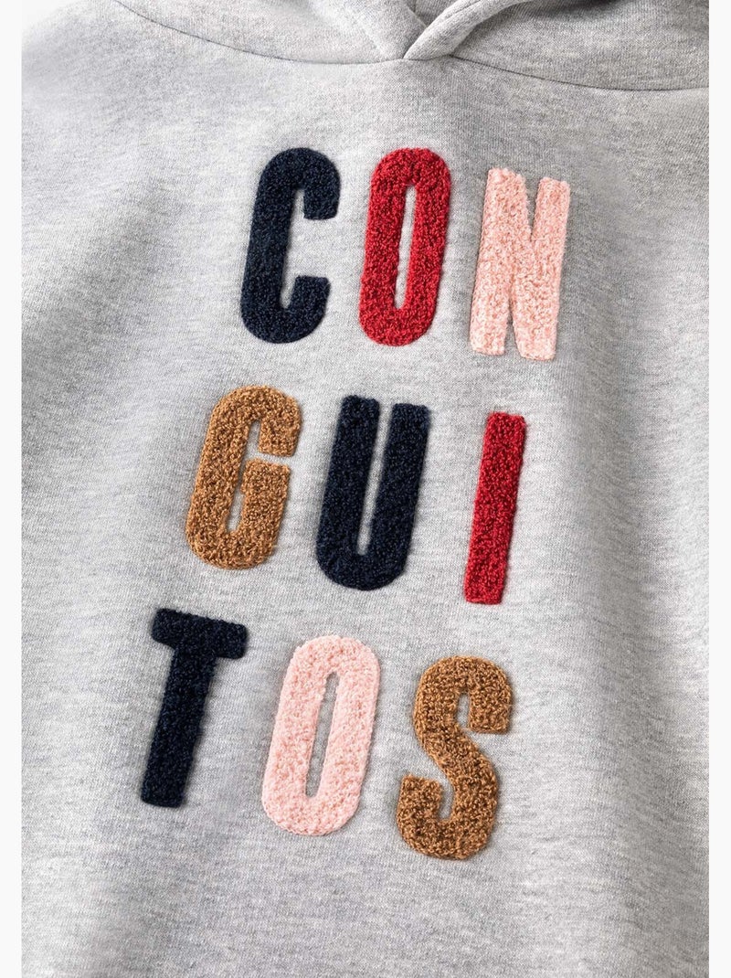 Sweat-shirt conguitos Gris Gris - Kiabi