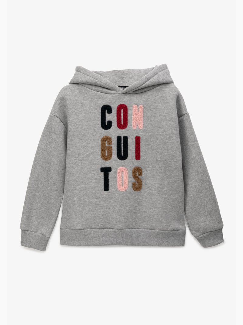 Sweat-shirt conguitos Gris Gris - Kiabi