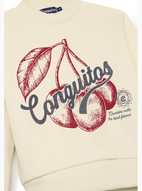 Sweat-shirt conguitos logo cherry - Kiabi Sweat-shirt conguitos logo cherry - Kiabi