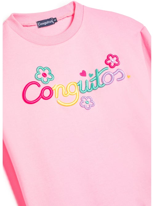 Sweat-shirt conguitos logo frontal - Kiabi Sweat-shirt conguitos logo frontal - Kiabi