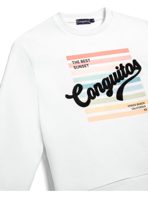 Sweat-shirt conguitos minimalist - Kiabi Sweat-shirt conguitos minimalist - Kiabi