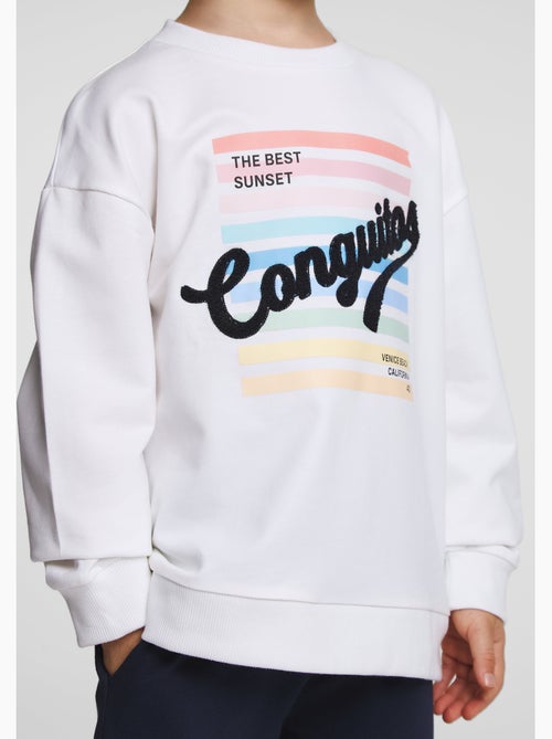 Sweat-shirt conguitos minimalist - Kiabi Sweat-shirt conguitos minimalist - Kiabi