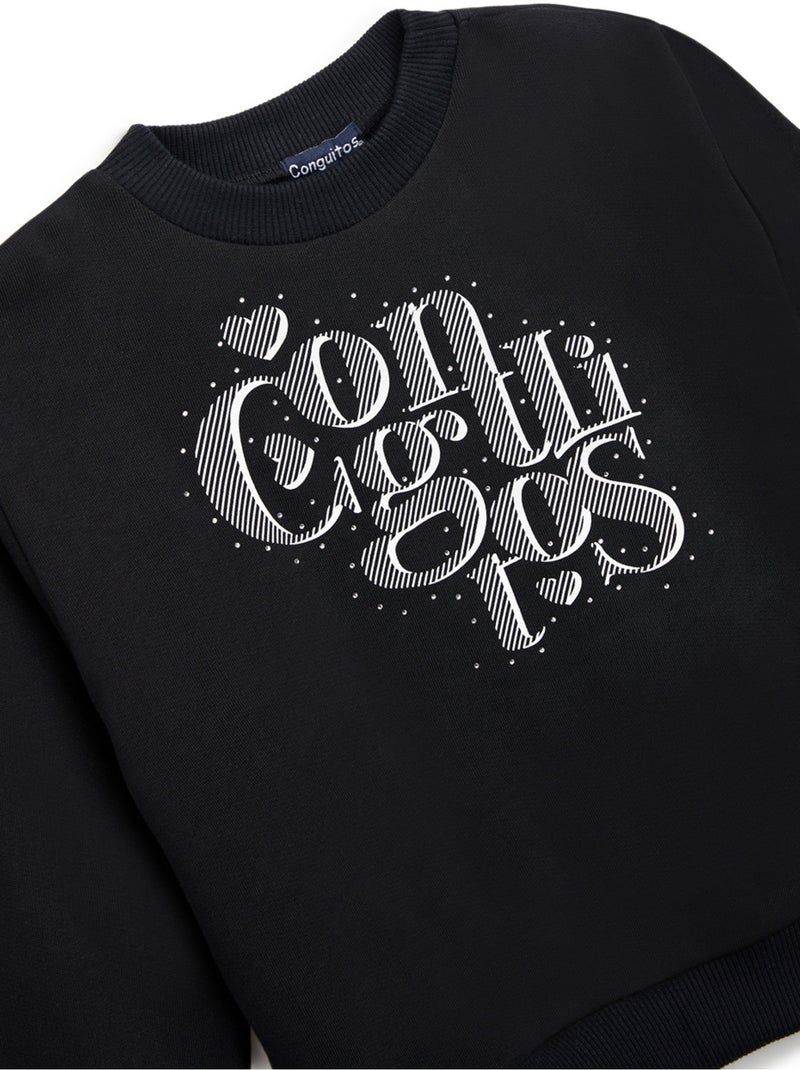 Sweat-shirt conguitos Noir Noir - Kiabi