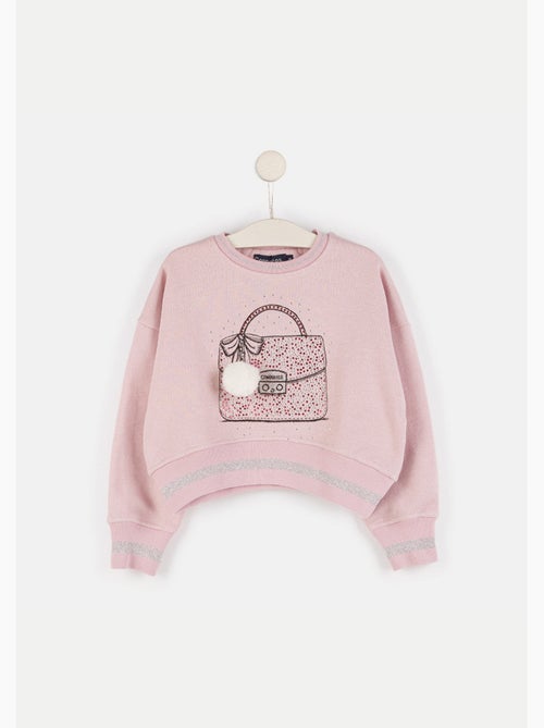 Sweat-shirt conguitos pompón sudadera - Kiabi Sweat-shirt conguitos pompón sudadera - Kiabi