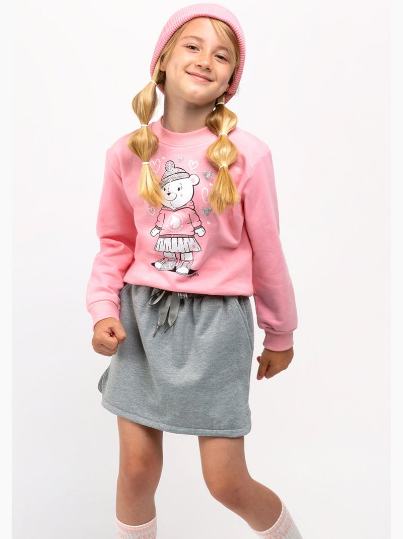 Sweat-shirt conguitos Rose - Kiabi