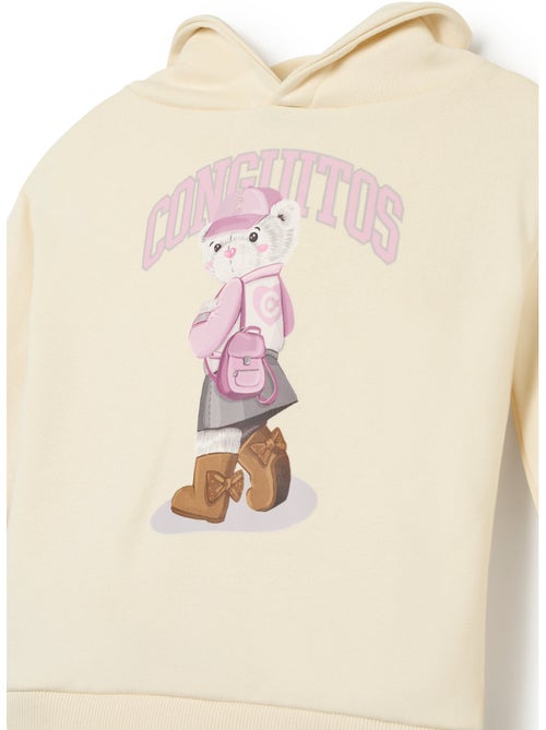 Sweat-shirt conguitos sudadera con logo animado - Kiabi Sweat-shirt conguitos sudadera con logo animado - Kiabi