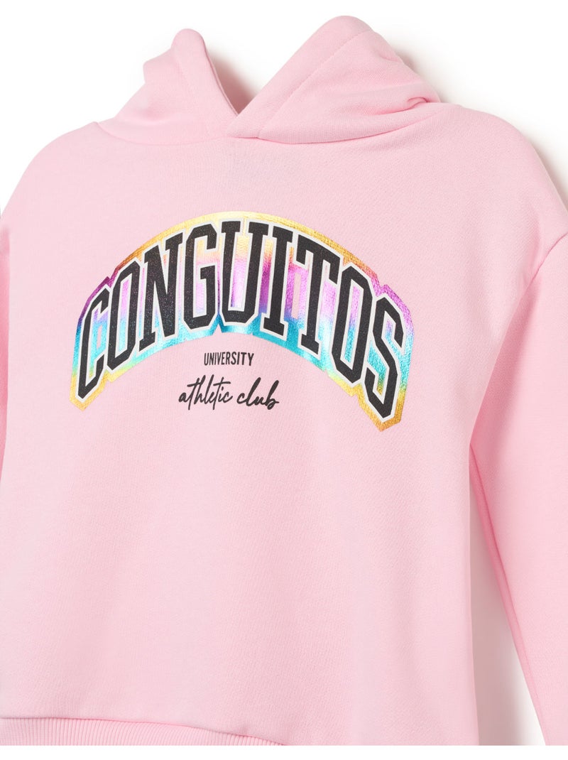 Sweat-shirt conguitos sudadera con logo Rose - Kiabi