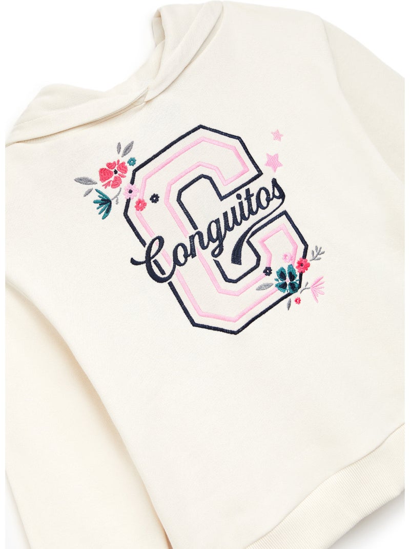 Sweat-shirt conguitos sudadera logo Beige - Kiabi