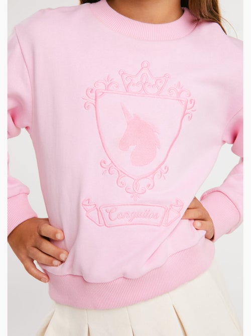 Sweat-shirt conguitos sudadera unicornio - Kiabi Sweat-shirt conguitos sudadera unicornio - Kiabi
