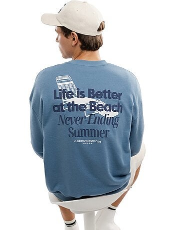 Sweat-shirt coton bio homme lifestyle homme summer