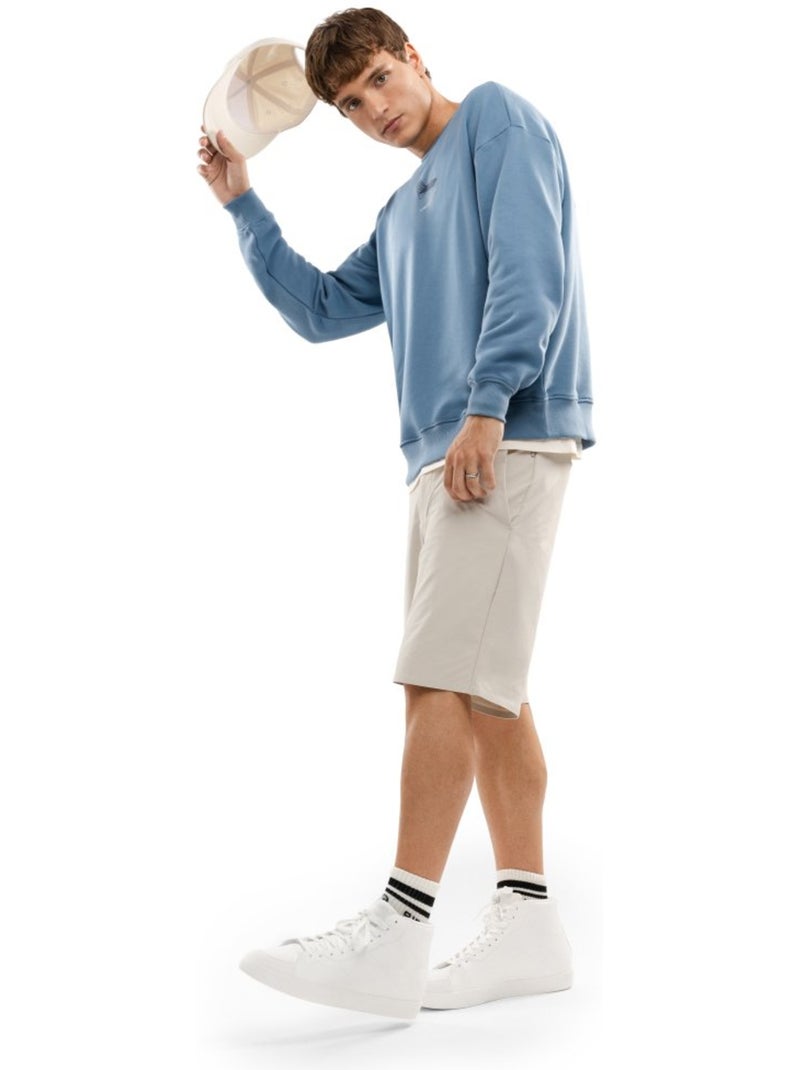 Sweat-shirt coton bio homme lifestyle homme summer Bleu - Kiabi
