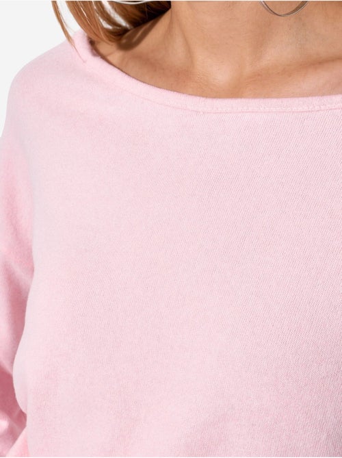 Sweat-shirt court femme à col rond busem - Kiabi Sweat-shirt court femme à col rond busem - Kiabi