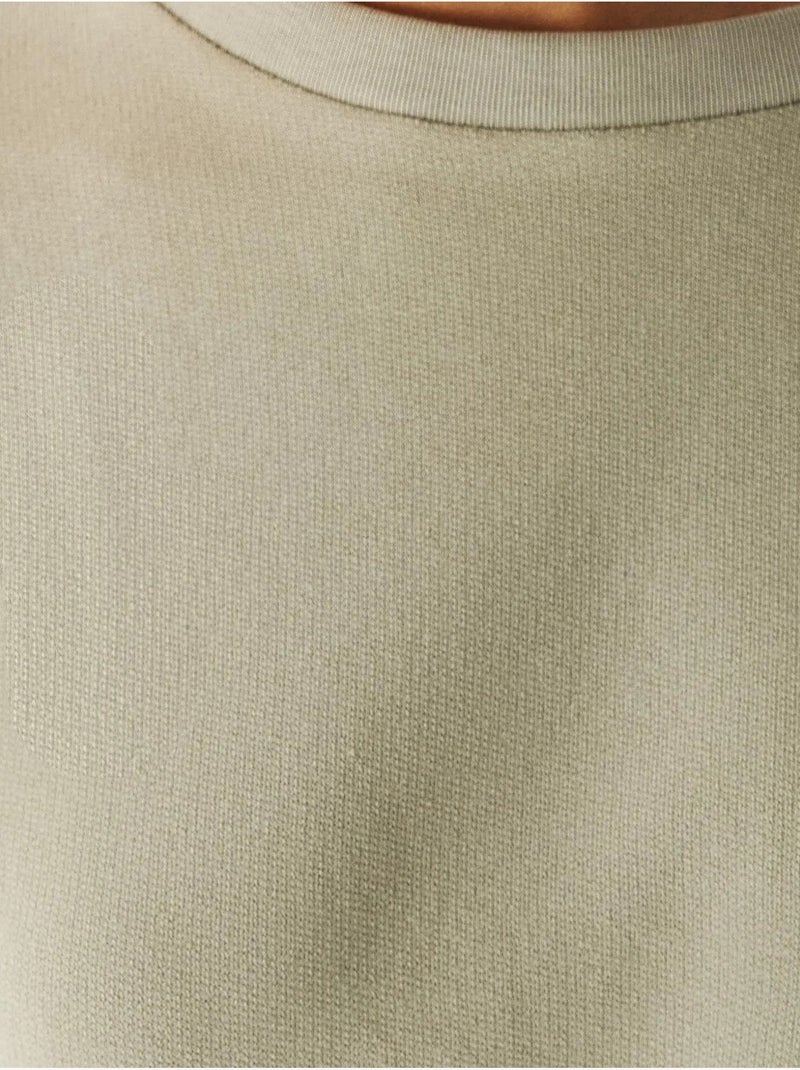 Sweat-shirt court Vert - Kiabi