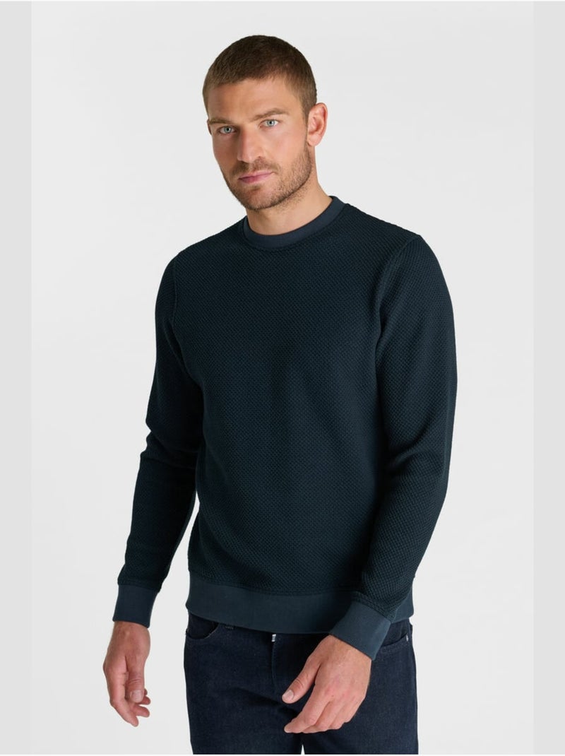 Sweat-shirt cyro 'le temps des cerises' Bleu - Kiabi