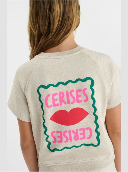 Sweat-Shirt DISAGI 'Le Temps Des Cerises' - Kiabi Sweat-Shirt DISAGI 'Le Temps Des Cerises' - Kiabi