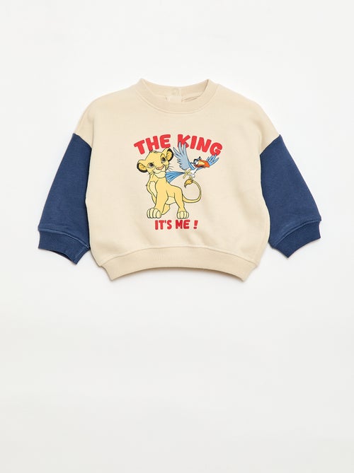 Sweat-shirt 'Disney' bicolore - Kiabi