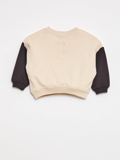 Sweat-shirt 'Disney' bicolore - Kiabi