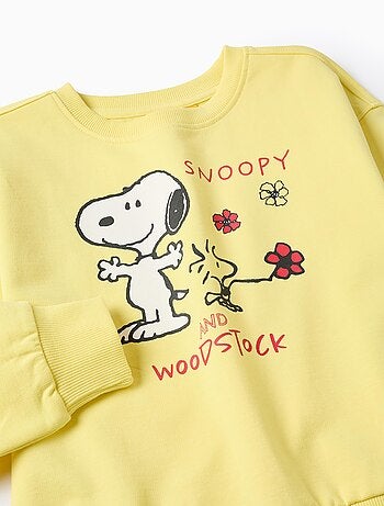 Sweat-shirt en Coton avec Imprimé Snoopy Snoopy