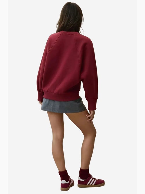 Sweat-shirt en coton brodé hiccup - Kiabi Sweat-shirt en coton brodé hiccup - Kiabi