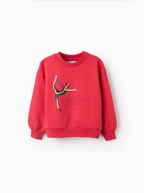 Sweat-Shirt en Coton 'Snoopy & Woodstuck' - Kiabi