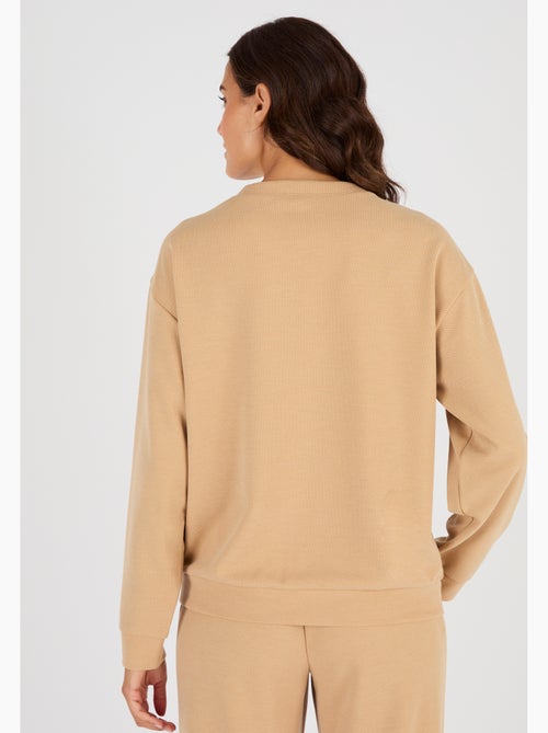 Sweat-shirt en maille piquée - Happy D. by Damart - Kiabi