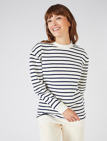 Sweat-shirt en molleton - Happy D. by Damart