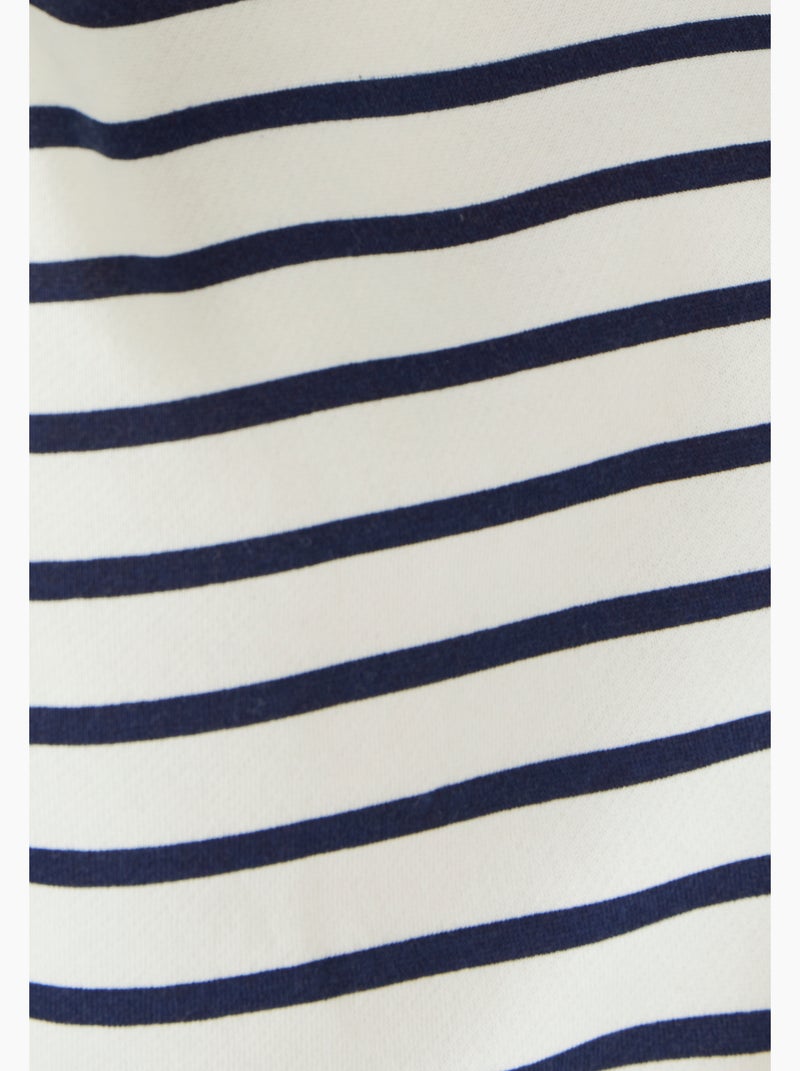 Sweat-shirt en molleton - Happy D. by Damart Blanc cassé - Kiabi