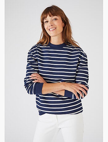Sweat-shirt en molleton - Happy D. by Damart