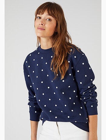 Sweat-shirt en molleton - Happy D. by Damart