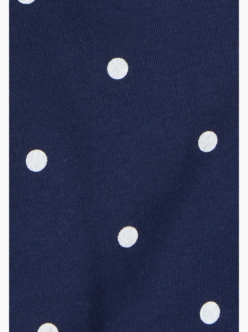 Sweat-shirt en molleton - Happy D. by Damart Bleu clair - Kiabi