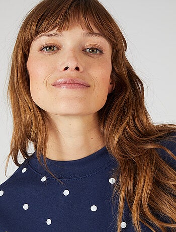 Sweat-shirt en molleton - Happy D. by Damart