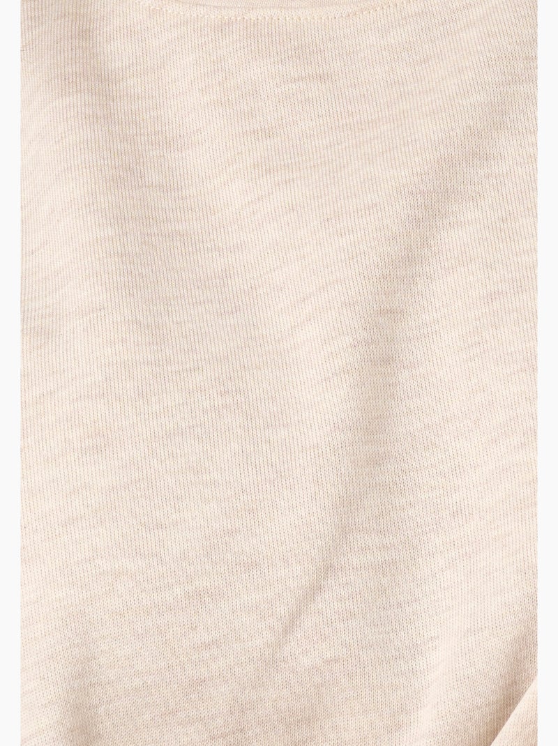 Sweat-shirt en molleton - happy d. By damart Marron - Kiabi