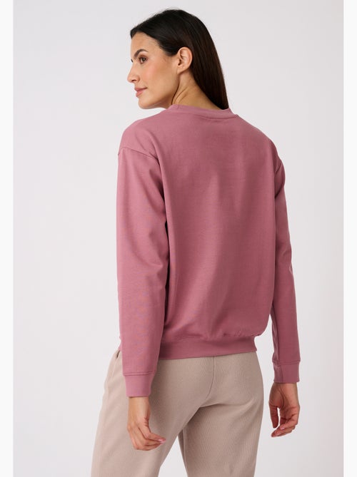 Sweat-shirt en molleton - happy d. By damart - Kiabi