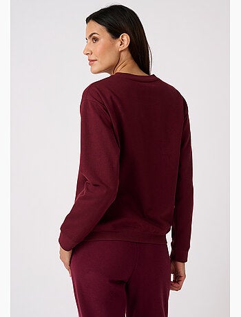 Sweat-shirt en molleton - happy d. By damart