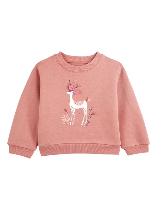 Sweat-shirt en molleton bébé fille Nola - Kiabi