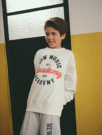 Sweat-shirt en peluche, MO Fashion