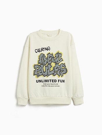 Sweat-shirt en peluche, MO Fashion