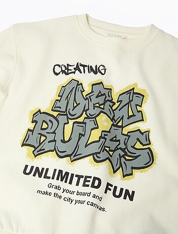 Sweat-shirt en peluche, MO Fashion