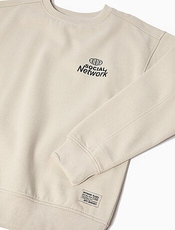 Sweat-shirt en peluche, MO Fashion