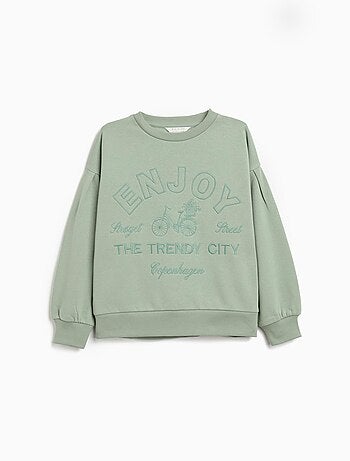 Sweat-shirt en peluche, MO Fashion