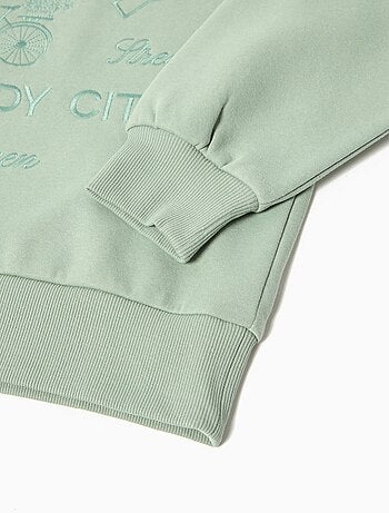 Sweat-shirt en peluche, MO Fashion