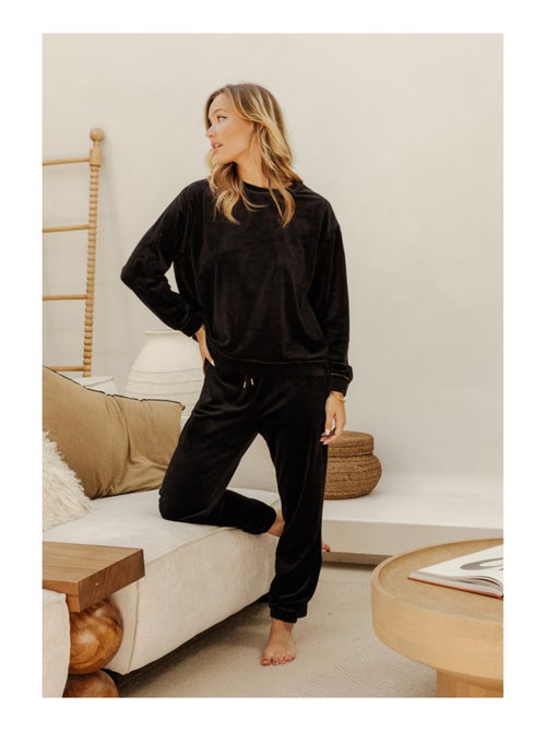 Sweat-shirt en velours Charlotte - Kiabi