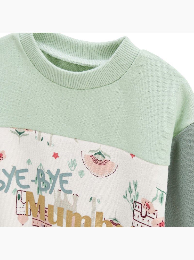 Sweat-shirt enfant Arya Vert - Kiabi