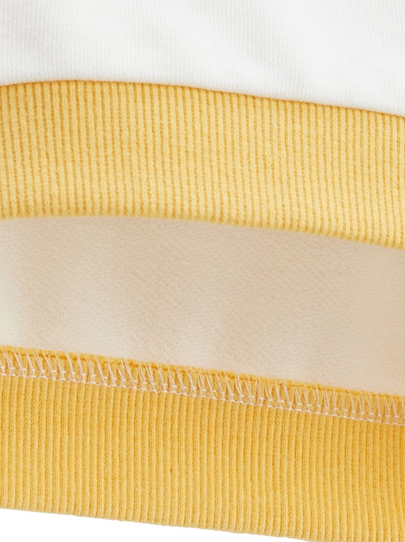 Sweat-shirt enfant Ciao Milano Jaune - Kiabi