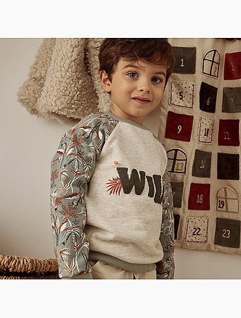 Sweat-shirt enfant en molleton Abou