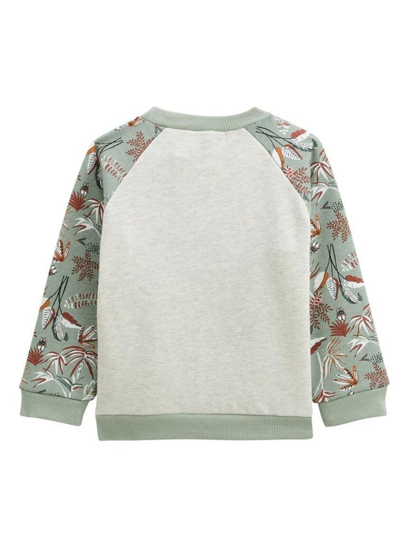 Sweat-shirt enfant en molleton Abou Kaki - Kiabi