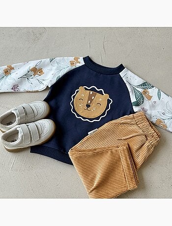 Sweat-shirt enfant en molleton Charly