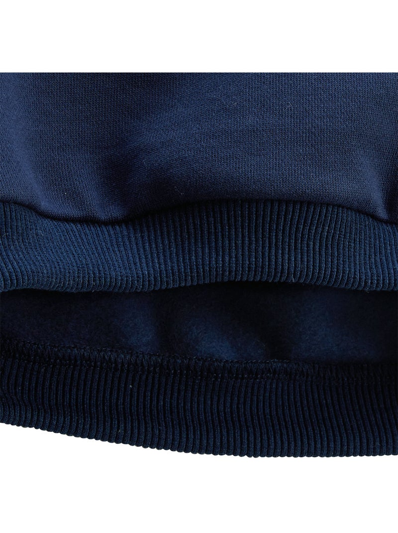 Sweat-shirt enfant en molleton Charly Bleu - Kiabi