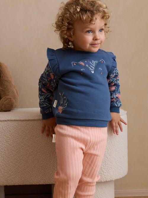 Sweat-shirt enfant en molleton Dina - Kiabi