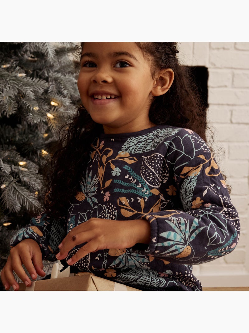 Sweat-shirt enfant en molleton Holamuchacha Bleu - Kiabi